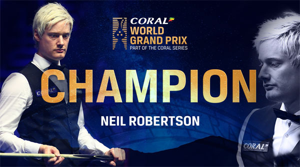 Нил Робертсон – победитель World Grand Prix 2020